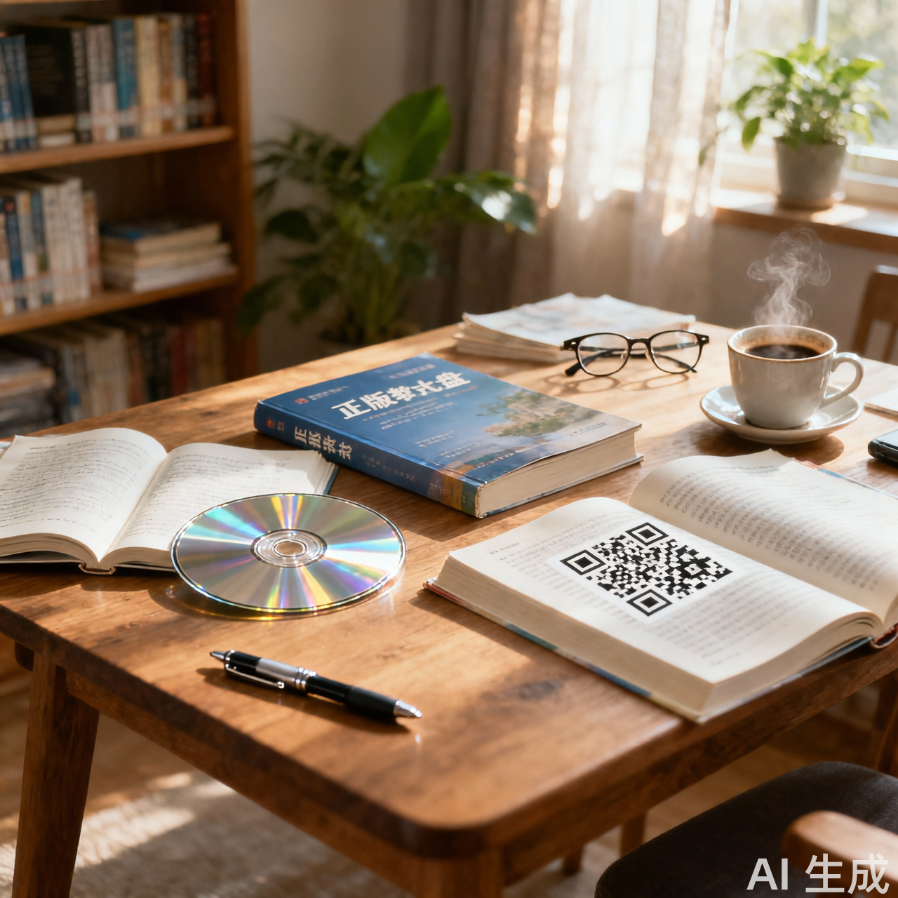 正版教材附带光盘或二维码